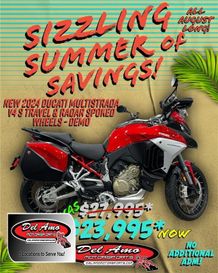 New 2024 Ducati MULTISTRADA V4 S TRAVEL & RADAR SPOKED WHEELS - DEMO 