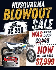 New 2025 Husqvarna TC 250 