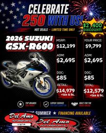 New 2026 Suzuki GSX-R600 