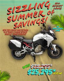 New 2024 Ducati MULTISTRADA V4 S TRAVEL & RADAR SPOKED WHEELS - DEMO 