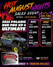 New 2025 Polaris RZR PRO XP 4 ULTIMATE 
