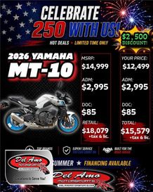 New 2026 Yamaha MT-10 