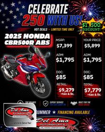 Used 2025 Honda CBR500R 