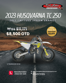 2023 HUSQVARNA TC 250 HERITAGE  in a WHITE exterior color. Del Amo Motorsports of Los Angeles (562) 262-9181 delamomotorsports.com 