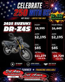 New 2025 Suzuki DR-Z4S 