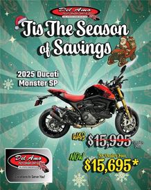 New 2025 Ducati MONSTER SP  in a DARK STEALTH exterior color. Del Amo Motorsports of Redondo Beach (424) 390-7811 delamomotorsports.com 