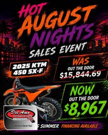 New 2025 KTM 450 SX-F 