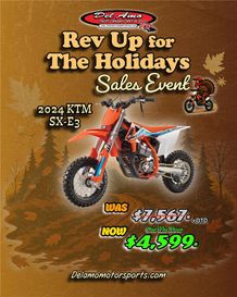 2024 KTM SX-E 3  in a ORANGE exterior color. Del Amo Motorsports of Redondo Beach (424) 304-1660 delamomotorsports.com 