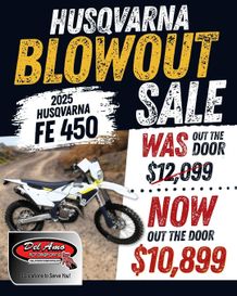New 2025 Husqvarna FE 450 