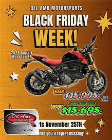 New 2025 Ducati MONSTER SP  in a DARK STEALTH exterior color. Del Amo Motorsports of Redondo Beach (424) 390-7811 delamomotorsports.com 