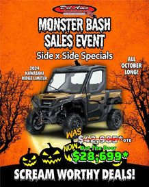 As Low as 5.95% for 36 mos.* New Kawasaki for Sale