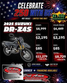 New 2025 Suzuki DR-Z4S 