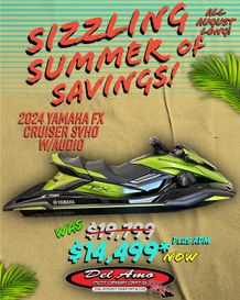 New 2024 Yamaha FX CRUISER SVHO W/AUDIO 
