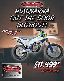 New 2025 Husqvarna FE 450 