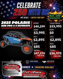 New 2025 Polaris RZR PRO S 4 ULTIMATE 