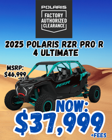 New 2025 Polaris RZR PRO R 4 ULTIMATE 
