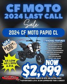 2024 CFMOTO PAPIO CL 