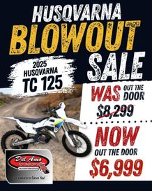New 2025 Husqvarna TC 125 