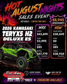 New 2026 Kawasaki TERYX5 H2 DELUXE ES 