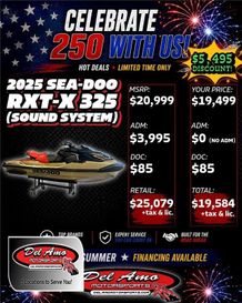 New 2025 Sea-Doo RXT-X 325 (SOUND SYSTEM) 