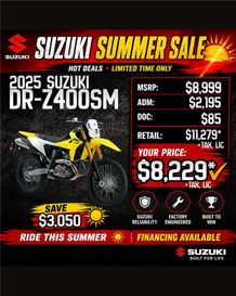 New 2025 Suzuki DR-Z4SM 