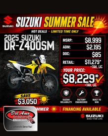 New 2025 Suzuki DR-Z4SM 