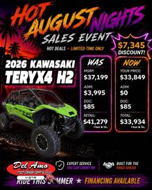 New 2026 Kawasaki TERYX4 H2 