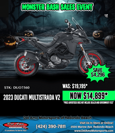 2023 Ducati MULTISTRADA V2 S  in a STREET GREY exterior color. Del Amo Motorsports of Redondo Beach (424) 304-1660 delamomotorsports.com 