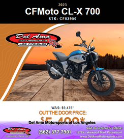 2023 CFMOTO CF700-2US  in a ZEPHYR BLUE exterior color. Del Amo Motorsports of Los Angeles (562) 262-9181 delamomotorsports.com 