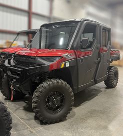 Used 2025 Polaris RANGER CREW XP 1000 NS ED PREM - SUNSET RED 