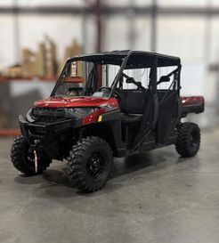 New 2025 Polaris RANGER CREW XP 1000 PREMIUM - SUNSET RED Premium 