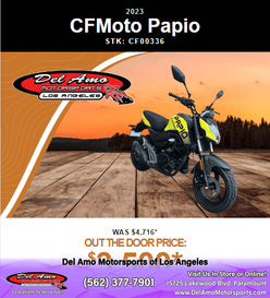 2023 CFMOTO CF125-3US  in a LEMON GREEN exterior color. Del Amo Motorsports of Los Angeles (562) 262-9181 delamomotorsports.com 