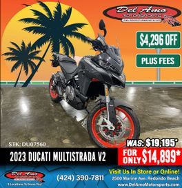 2023 Ducati MULTISTRADA V2 S  in a STREET GREY exterior color. Del Amo Motorsports of Redondo Beach (424) 304-1660 delamomotorsports.com 