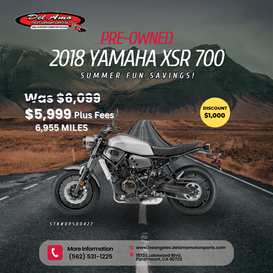 2018 Yamaha XSR 700 
