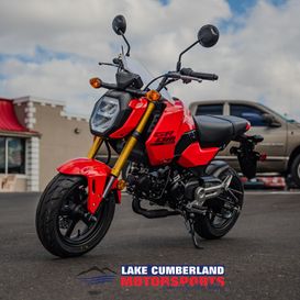 2025 Honda Grom Base  in a Red exterior color. Lake Cumberland Motorsports (606)-679-5790 lckmotorsports.com 