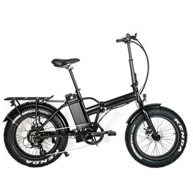 EUNORAU ELECTRIC BIKES E-FAT-MN Foldable in a BLACK exterior color. Herwaldt Motorsports (559) 292-2269 herwaldt.com 