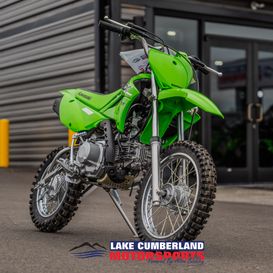 2025 Kawasaki KLX 110R L  in a Lime Green exterior color. Lake Cumberland Motorsports (606)-679-5790 lckmotorsports.com 