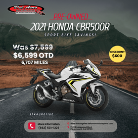 2021 Honda CBR500R ABS 