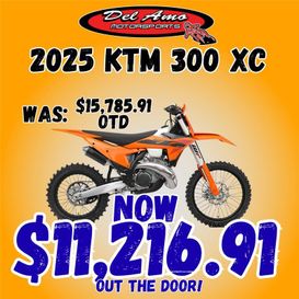 New 2025 KTM 300 XC 