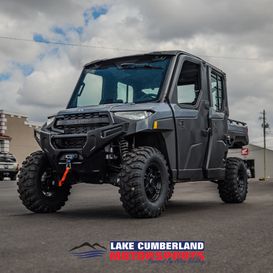 2025 Polaris Ranger Crew XP 1000 NS ED ULT  in a Stealth Gray exterior color. Lake Cumberland Motorsports (606)-679-5790 lckmotorsports.com 