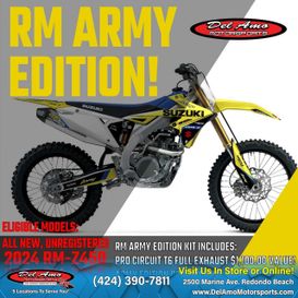 2024 Suzuki RM-Z250M4  in a YELLOW exterior color. Del Amo Motorsports of Redondo Beach (424) 304-1660 delamomotorsports.com 