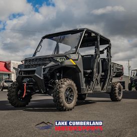 2025 Polaris Ranger Crew 1000 Premium  in a Granite Gray exterior color. Lake Cumberland Motorsports (606)-679-5790 lckmotorsports.com 