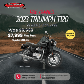 2023 Triumph Bonneville T120 (Euro 5a) Base 