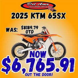 New 2025 KTM 65 SX 