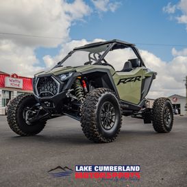 2025 Polaris RZR Pro S Ultimate  in a Moss Green exterior color. Lake Cumberland Motorsports (606)-679-5790 lckmotorsports.com 