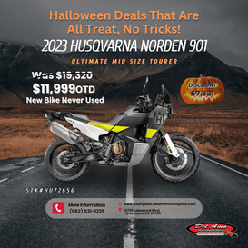 2023 HUSQVARNA NORDEN 901  in a BLACK exterior color. Del Amo Motorsports of Los Angeles (562) 262-9181 delamomotorsports.com 