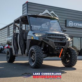 2025 Polaris Ranger Crew XP 1000 Premium  in a Blue Slate exterior color. Lake Cumberland Motorsports (606)-679-5790 lckmotorsports.com 