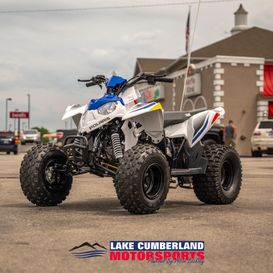 New 2025 Polaris OUTLAW 110 EFI - BRIGHT WHITE / BLUE 