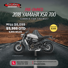2018 Yamaha XSR 700 