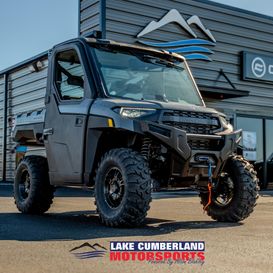 2025 Polaris Ranger XP 1000 Northstar ED Ultimate  in a Stealth Gray exterior color. Lake Cumberland Motorsports (606)-679-5790 lckmotorsports.com 